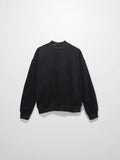 Embossed Crown Sweatshirt-Dark Heathered Grey