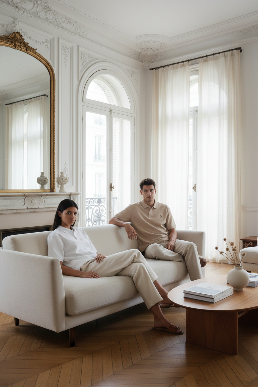 Couple polo haussmanien