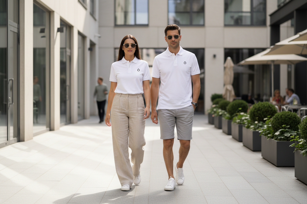 Couple polo unisexe