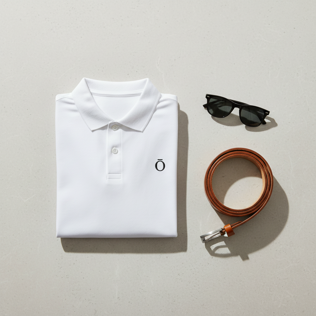 Flat lay polo
